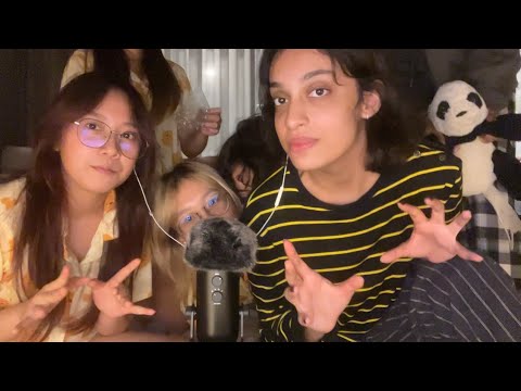 My friends try ASMR