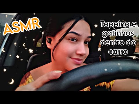 ASMR - Sons dentro do carro "caseiro" tapping e gatilhos que te causarão arrepios