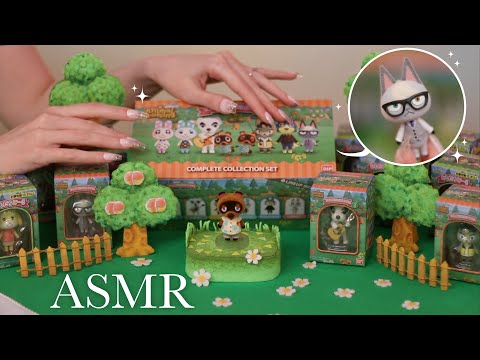 ASMR Unboxing Tiny Villagers 🌳 Animal Crossing Tomodachi Bandai Japan Set