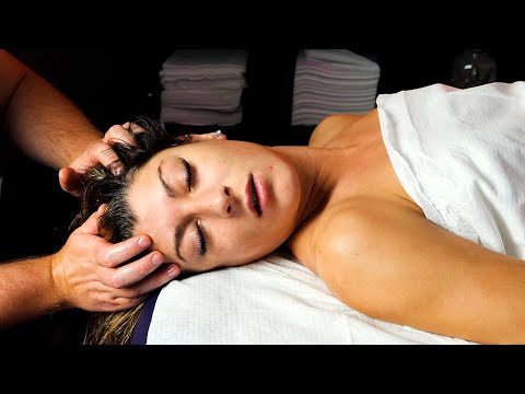 BEST Oily Head & Scalp Massage [ASMR][No Talking]