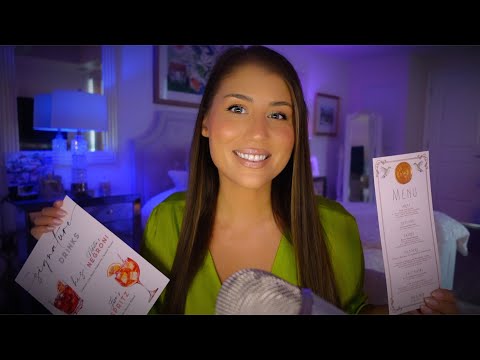 ASMR Menu Reading - My Wedding Menu & Bar List (Whispered)