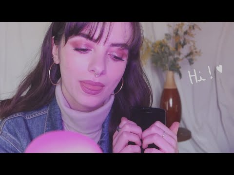 ASMR | My first video in english !!! 🦋 (i'm french)
