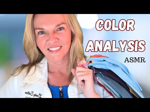 ASMR Role-Play | Chatty, Southern, Soft-Spoken Esthetician does a Color Analysis.