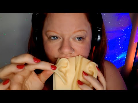 ASMR: Ear eating with dog chew toy, "fleshy" ears and more (Patreon teaser)