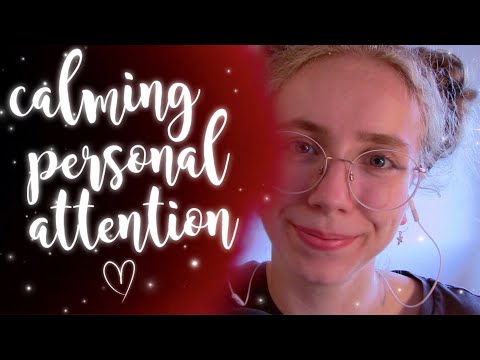ASMR || Personal Attention to make you feel safe & sleepy 🫂💞 (face brushing + touching, ...)