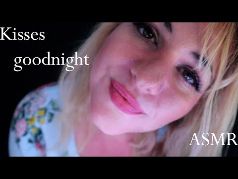 ASMR Kisses Goodnight for you with hand movements