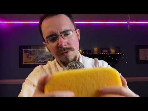 ASMR | Sponge, Mouth Sounds, and Humidifier