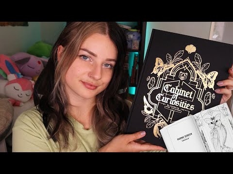 [ASMR] Tattoo Colouring Book Flip Through 📖 Cabinet of Curiosities (Whispering, Page Turning)