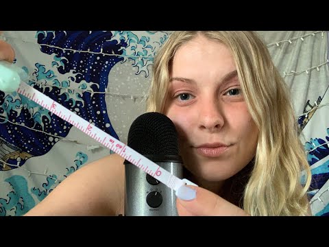 ASMR│Face Measuring Clinic Role Play! Measuring Your Face ♡