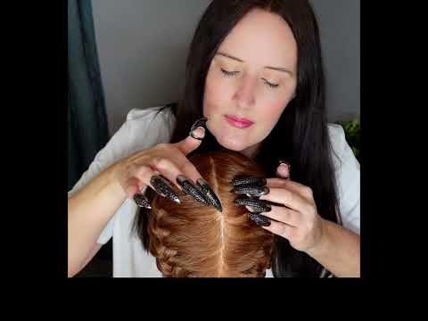ASMR Did she really wear Claws for this Scalp Check?? #Shorts