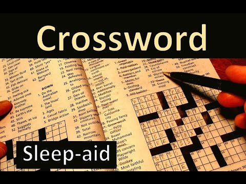 ASMR - Crossword Puzzle 3 - Sleep-Aid