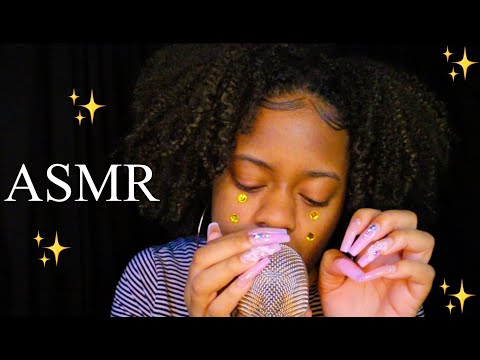 ASMR - NAIL TAPPING, MOUTH SOUNDS & TEETH SCRATCHING ♡ (HIGHLY REQUESTED)
