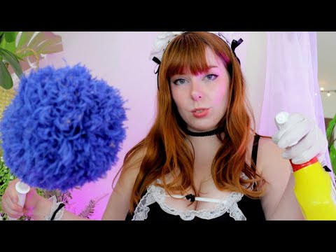 ASMR | Flirty Maid Cleans Your Face (soft spoken affection, personal attention roleplay)