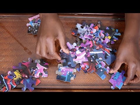 SPIDERMAN DIMENSIONS ASMR PUZZLE PIECES TOGETHER