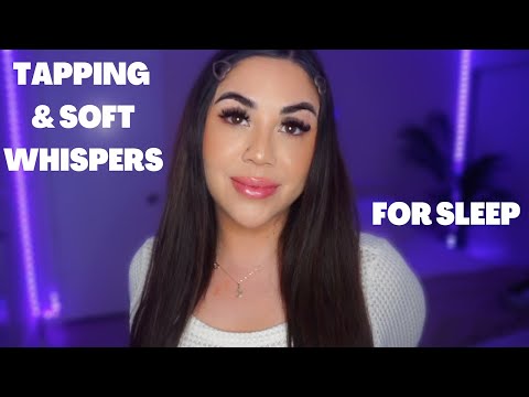 ASMR TAPPING and Whispers for SLEEP - Record Haul
