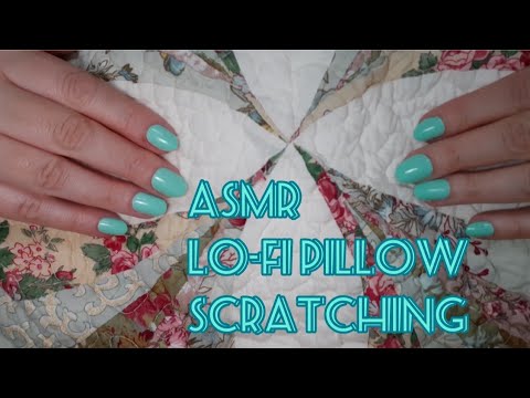 ASMR Lo-fi Pillow Scratching(No Talking)