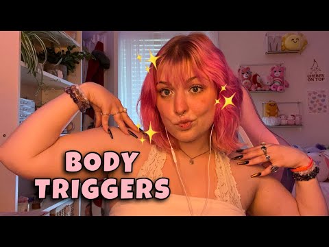 ASMR Body Triggers! Skin Scratching, Teeth Tapping, Jewelry Clacking, and Personal Attention ✨🫶🏻