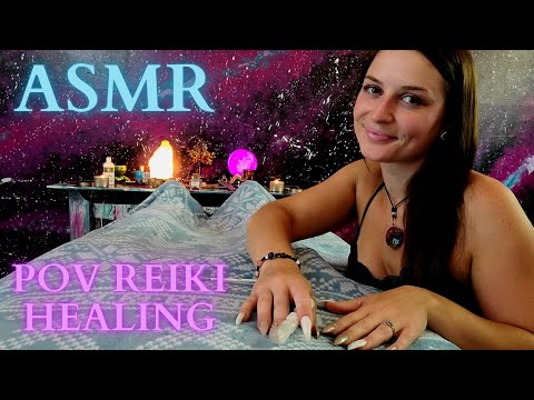 POV ASMR REIKI ANXIETY HEALING SESSION ~ Whispering Sleep Tingles For a Calm Mind and Body