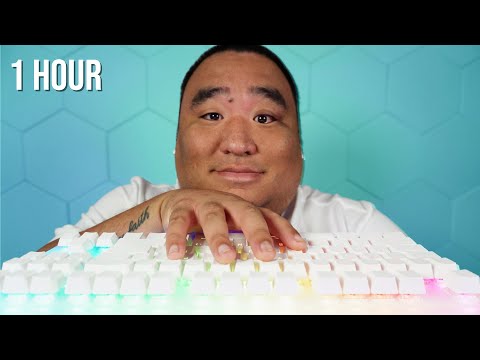 ASMR Mechanical Keyboard Sounds ⌨️ Studying, Work and Relaxing - 1 Hour
