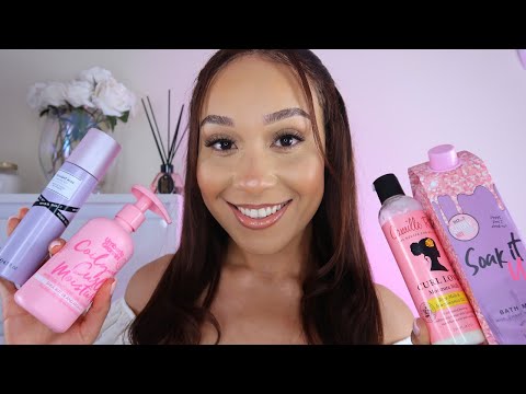 ASMR Summer Beauty Haul Favourites 🌺Vegan Beauty Relaxing Soft whispers, Tapping & Tracing