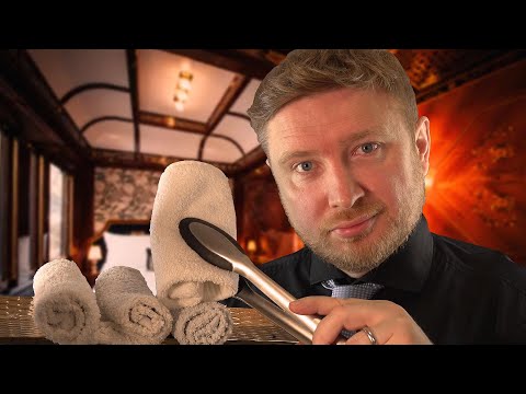 ASMR - First Class Train Attendant Roleplay (The Emperor Suite)