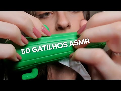 ASMR 50 GATILHOS para DORMIR MUITO RÁPIDO