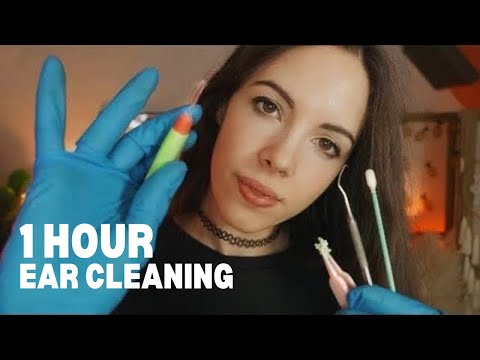 ASMR | 1 Hour Of Intense Ear Cleaning 👂(asmr for work/studying)