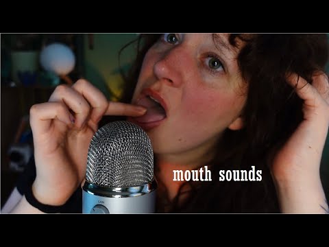 ASMR mouth sounds and hand movement for sleep
