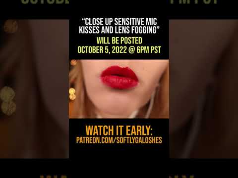 (Teaser) Kissing & Lens Fogging with sensitive mic ASMR