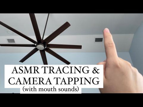 ASMR | Camera Tapping and Tracing (mouth sounds)