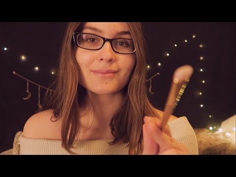 ASMR Ear to Ear Whispering and Face Tracing