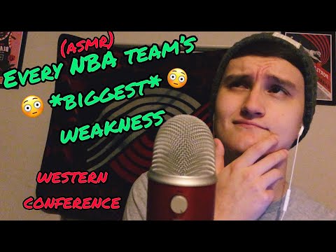 Every NBA Team’s *Biggest* Weakness 🏀 (ASMR) Western Conference 🔴