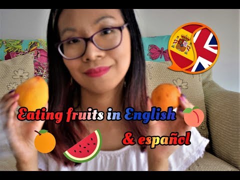 ASMR SOFT SPEAKING [EN/ES]: Eating Summer Fruits / Comiendo Frutas de Verano 🍉🍑 | Mukbang + Ramble