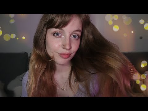 ASMR Classic Hair Brushing and Scratching with Long Nails