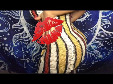 {ASMR} Dress Scratching + Lip Gloss ✨TINGLY✨(No Talking) Try On Haul
