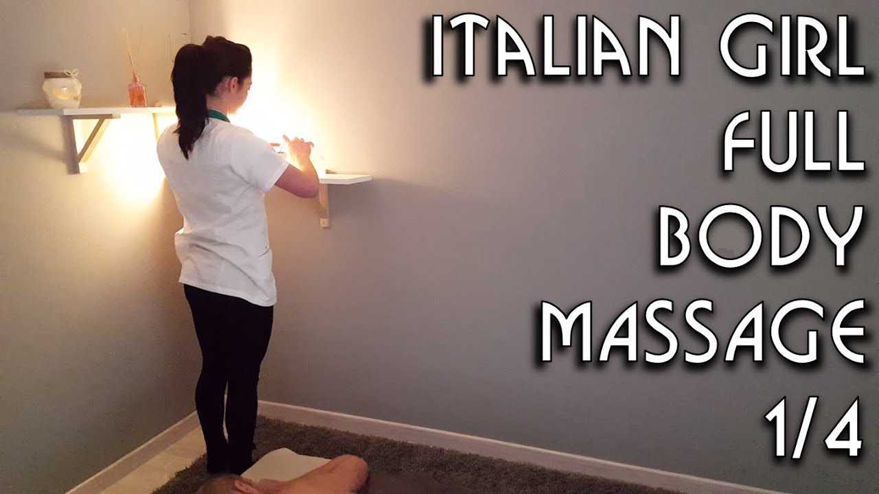 💆 Italian Girl Massage - ASMR no talking video 1/4