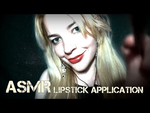 ASMR Lipstick Application - Wet Mouth sounds, Kissing, Countdown