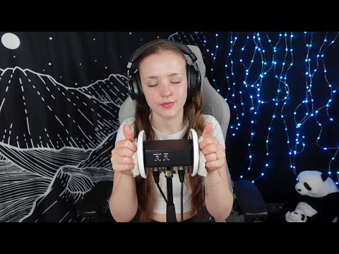 ASMR - Massaging 3Dio ears with paper towels - Soft, relaxing and intense