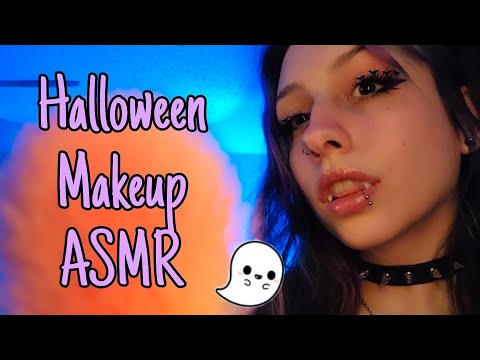 Doing Your Halloween Makeup ASMR Roleplay