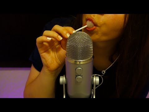 ASMR lolipop sounds & Inaudible Whispering