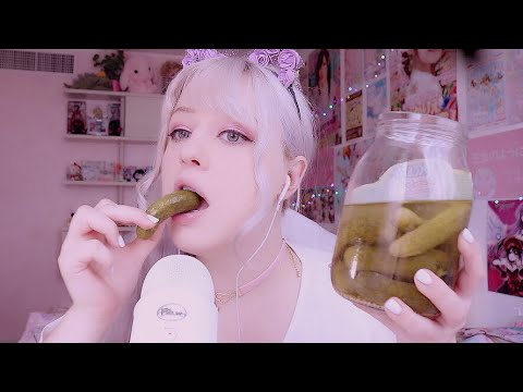 ASMR 🥒Pickle Eating Sounds! 🍆Satisfying & Crunchy