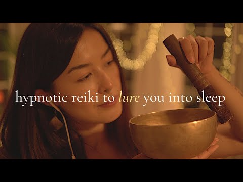 ASMR Reiki: Release the Ego Mind + Negative Thoughts (Hand Movements, Singing Bowl, Rain Sounds)