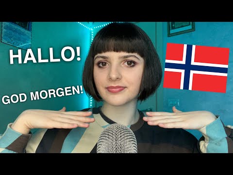 ASMR Teaching You Basic Norwegian 🇳🇴