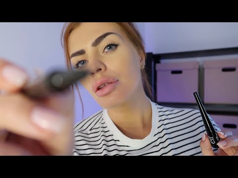 Big Sister Does Your Eyeliner ASMR 💄  (personal attention roleplay)