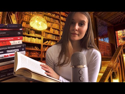 ASMR po polsku 🌙 Porządki w Bibliotece 📚🦉(roleplay, tapping, polish whisper, sleepy paper)