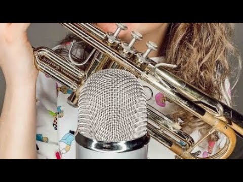 ASMR tapping on my trumpet
