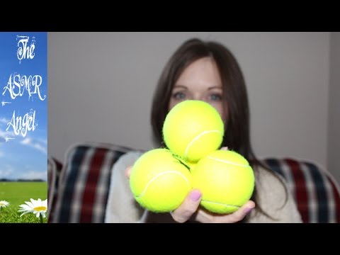 6 Minute ASMR Sounds - Tennis Balls