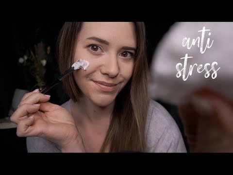 ASMR Anti Stress Face Treatment *Gesichtsbehandlung* Roleplay in German/Deutsch