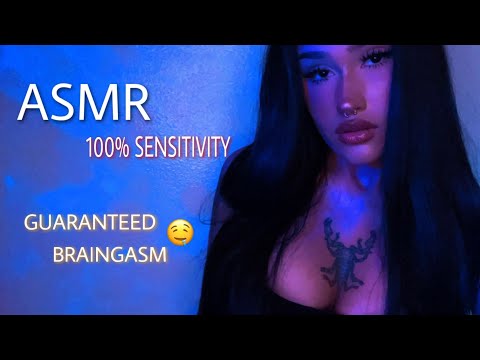 100% SENSITIVITY || chaotic but tingly (mouth sounds, bugs, +more) #asmr