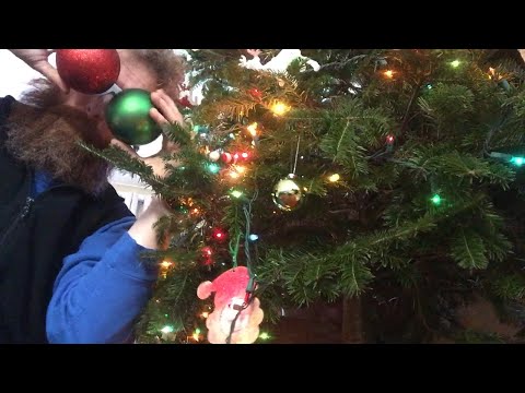 ASMR | Tapping Around The Christmas Tree 🎄🎶 Lofi Fast & Aggressive Holiday Decorations